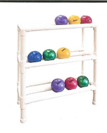 Fitness Aeromat Weight Ball Rack – Ball Storage Cart | Easy Assembly | 27